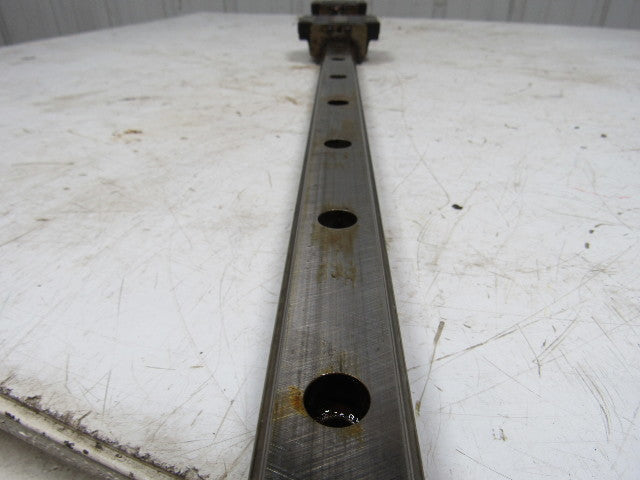 THK SABRE 1000CNC HSR35 Linear Slide, 1 Rail & 3 Blocks 83-3/8" O.A.