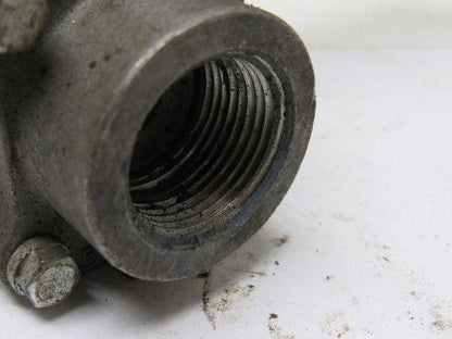 Parker 12F-SB12L-T-SS 3/4" Stainless Steel 2 Way Ball Valve PTFE Seat
