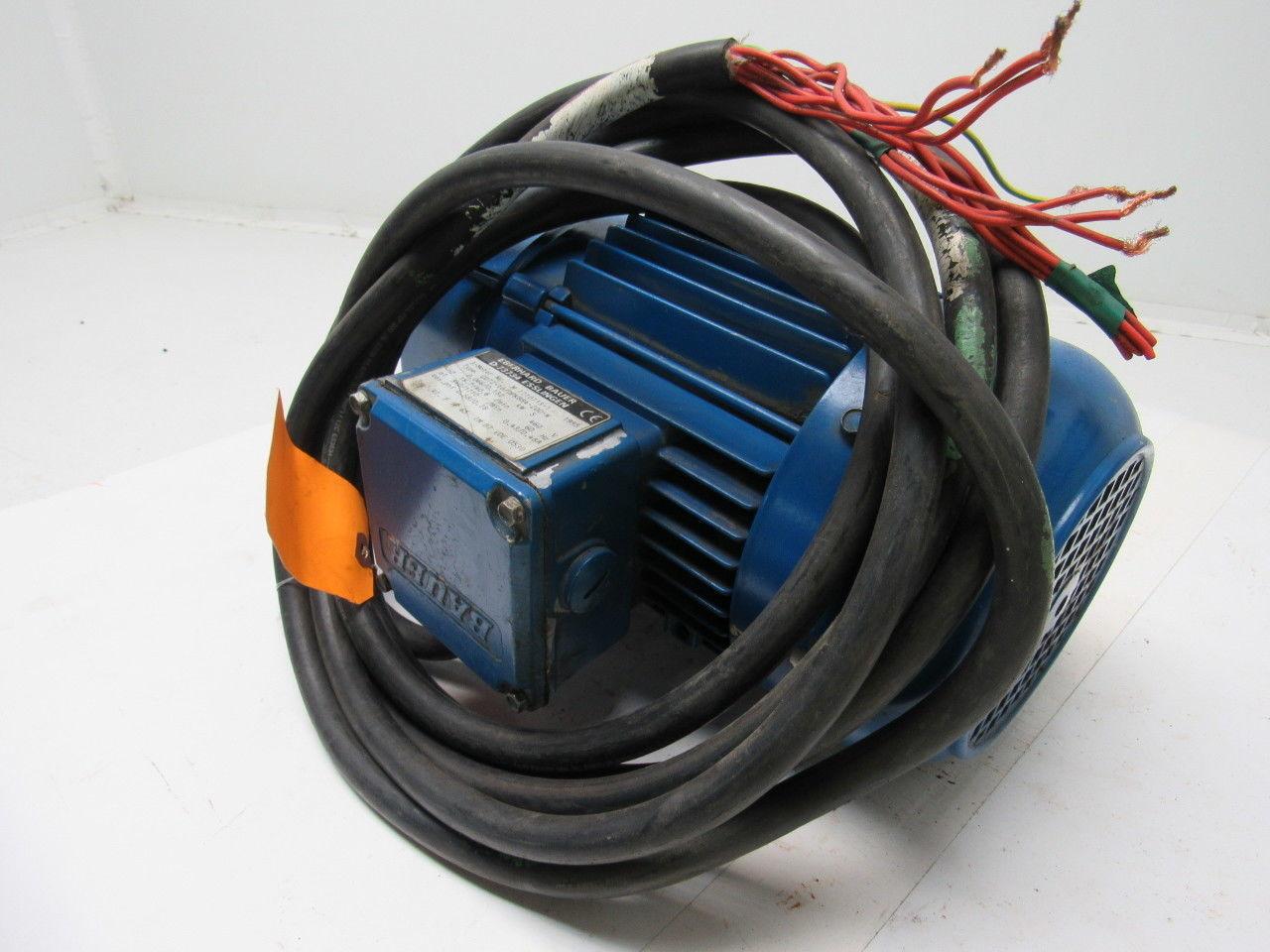 Eberhard Bauer G072-10/DPK884-200-W Electric Gear Motor 460V 0.43/0.48A