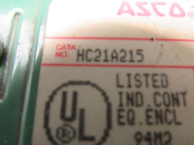 Asco HC21A215 Miniature Watertight Pressure Switch 40-120 PSIG 1/8" NPT