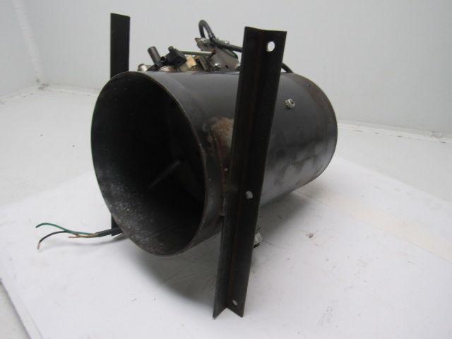 8" Dia. Power Damper 230V Actuator 12" Length W/Mounting Brackets