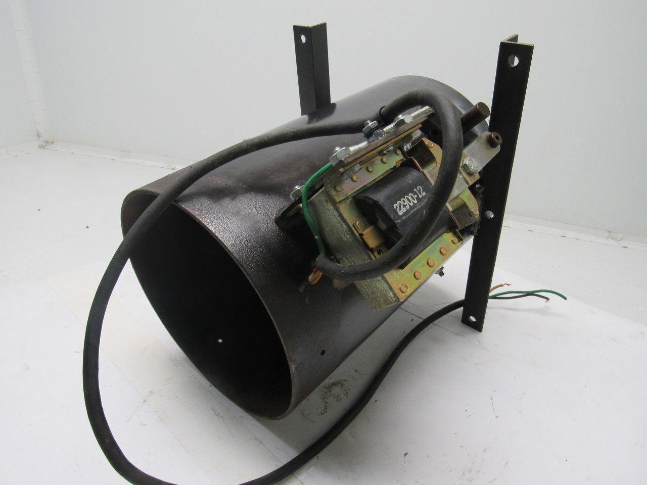8" Dia. Power Damper 230V Actuator 12" Length W/Mounting Brackets