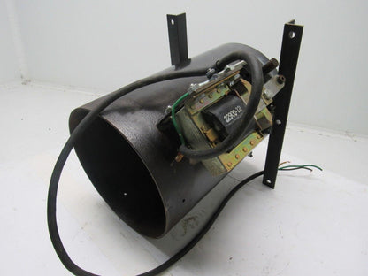 8" Dia. Power Damper 230V Actuator 12" Length W/Mounting Brackets