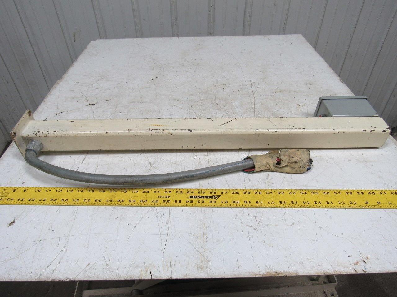 Hoffman E-2PBGX Forward Reverse Stop Momentary Push Button W/3' Steel Pedestal
