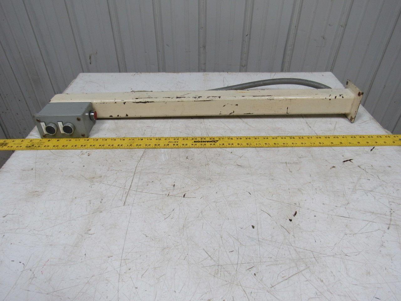 Hoffman E-2PBGX Forward Reverse Stop Momentary Push Button W/3' Steel Pedestal