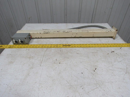 Hoffman E-2PBGX Forward Reverse Stop Momentary Push Button W/3' Steel Pedestal