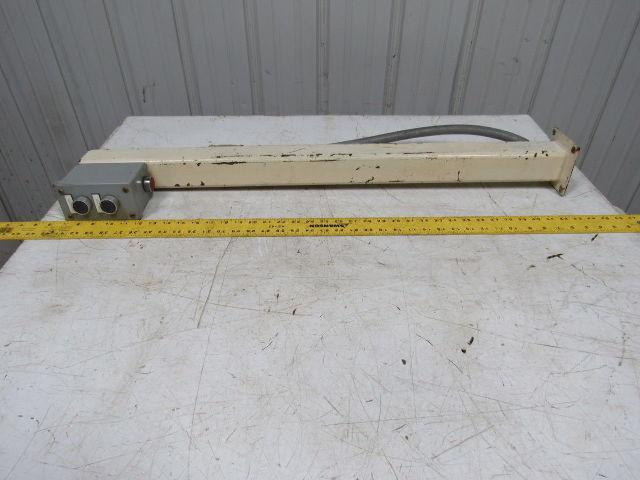 Hoffman E-2PBGX Forward Reverse Stop Momentary Push Button W/3' Steel Pedestal
