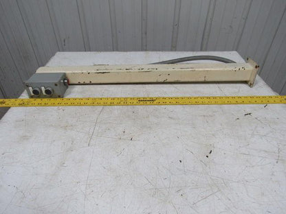 Hoffman E-2PBGX Forward Reverse Stop Momentary Push Button W/3' Steel Pedestal