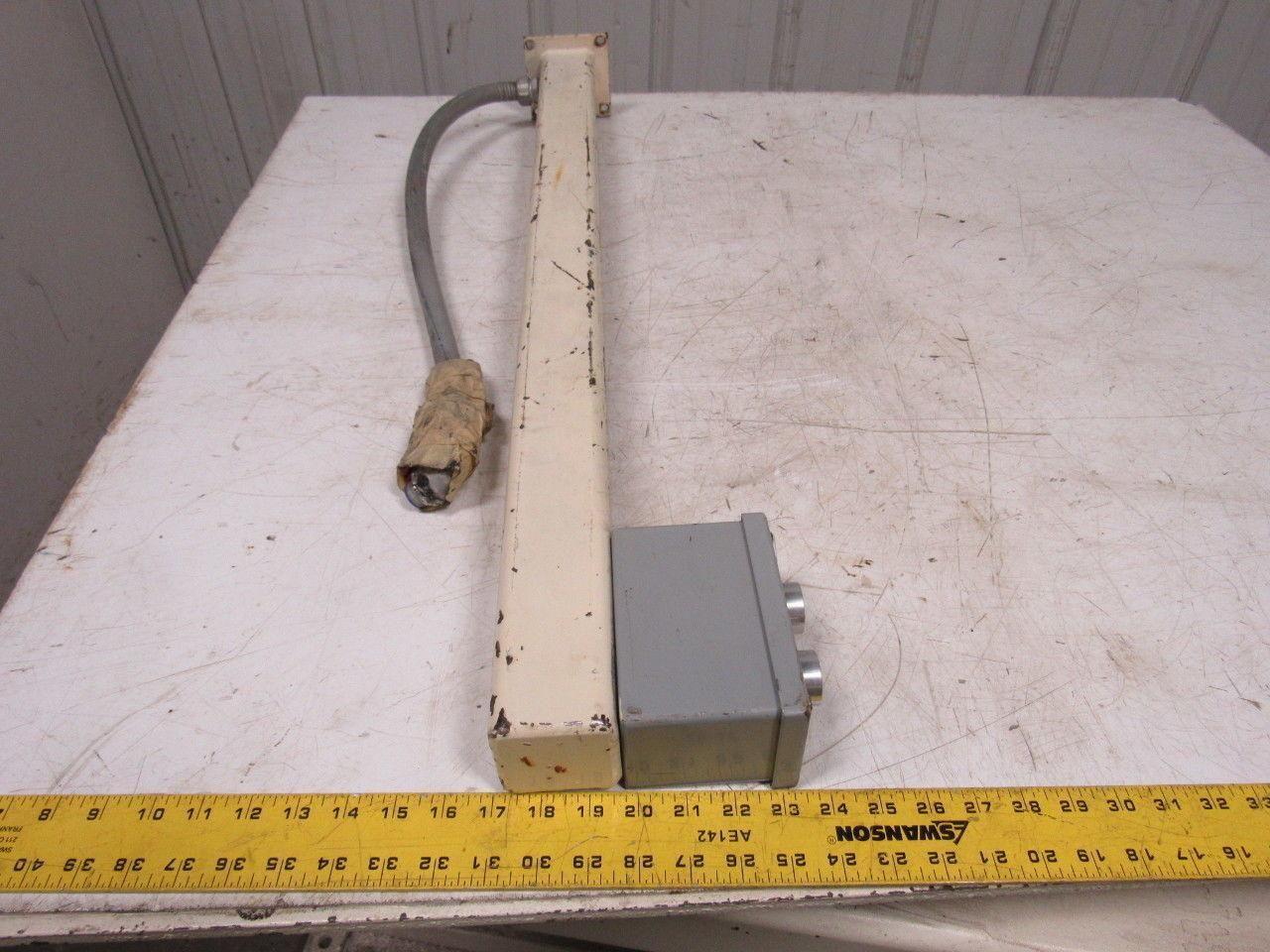 Hoffman E-2PBGX Forward Reverse Stop Momentary Push Button W/3' Steel Pedestal