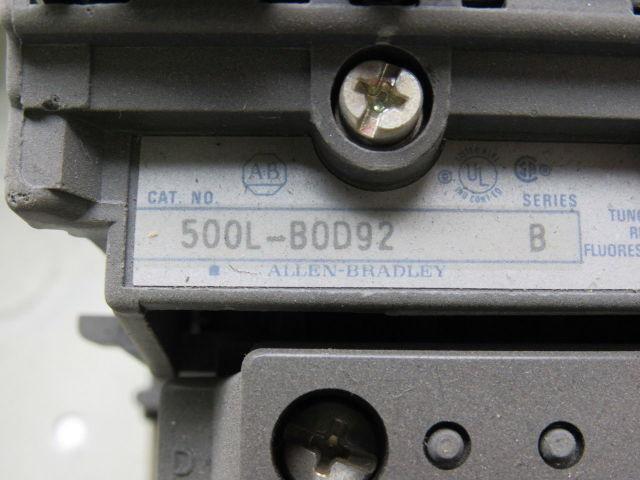 A-B Allen Bradley 500L-BAD92 Top Wiring Contactor For Non-Motor & Lighting Loads