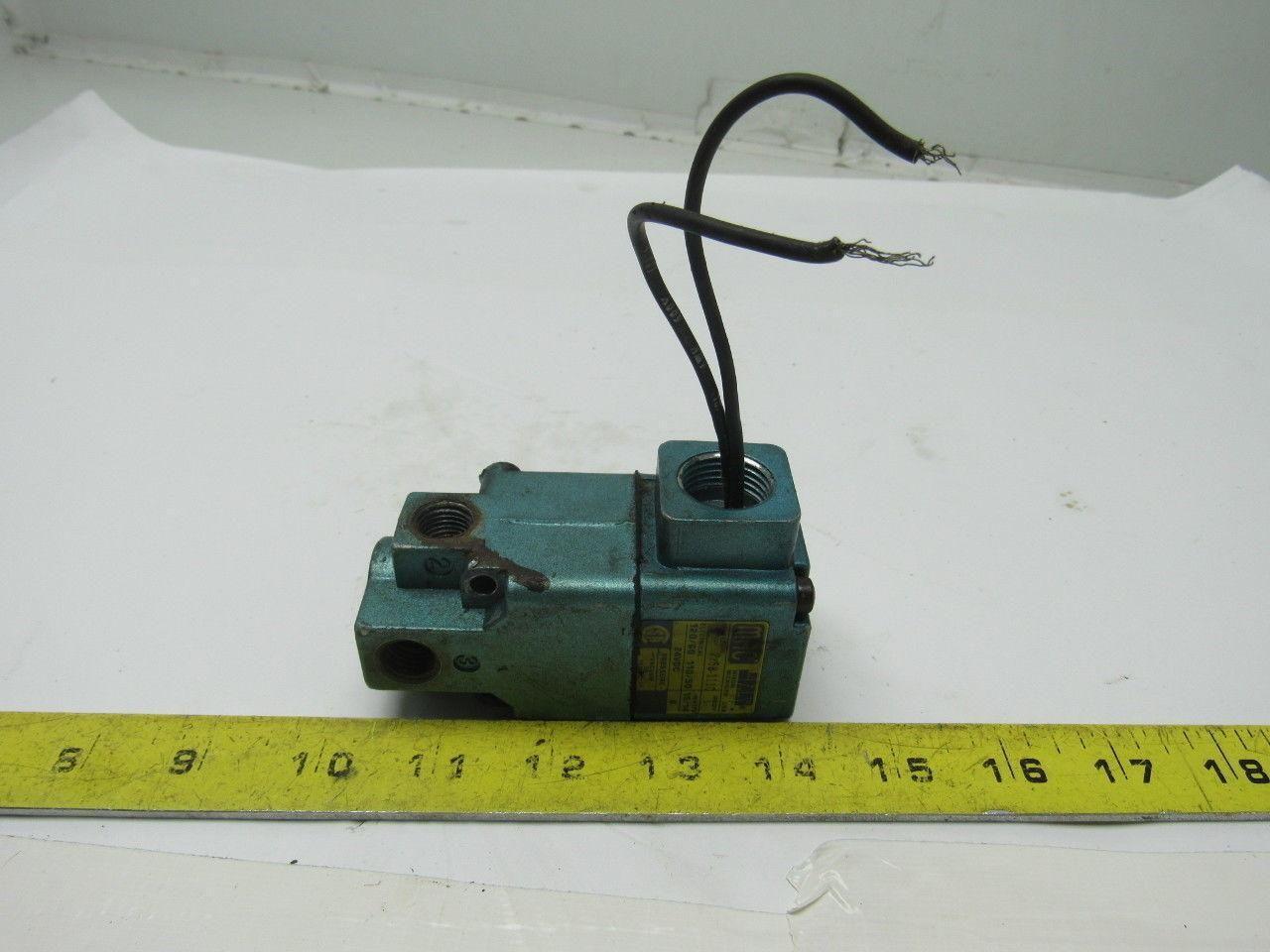 Mac 225B-1110 Pneumatic Solenoid Valve 120V 150PSI