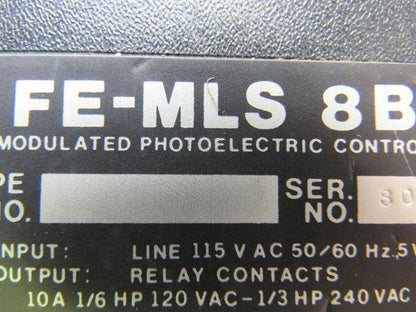 Microswitch FE-MLS8B Modulated Photoelectric Control 115V