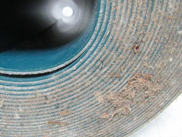 2-Ply Green Smooth Top Rubber/PVC Conveyor Belt 59' X 52" X 0.125"