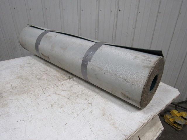 2-Ply Green Smooth Top Rubber/PVC Conveyor Belt 59' X 52" X 0.125"