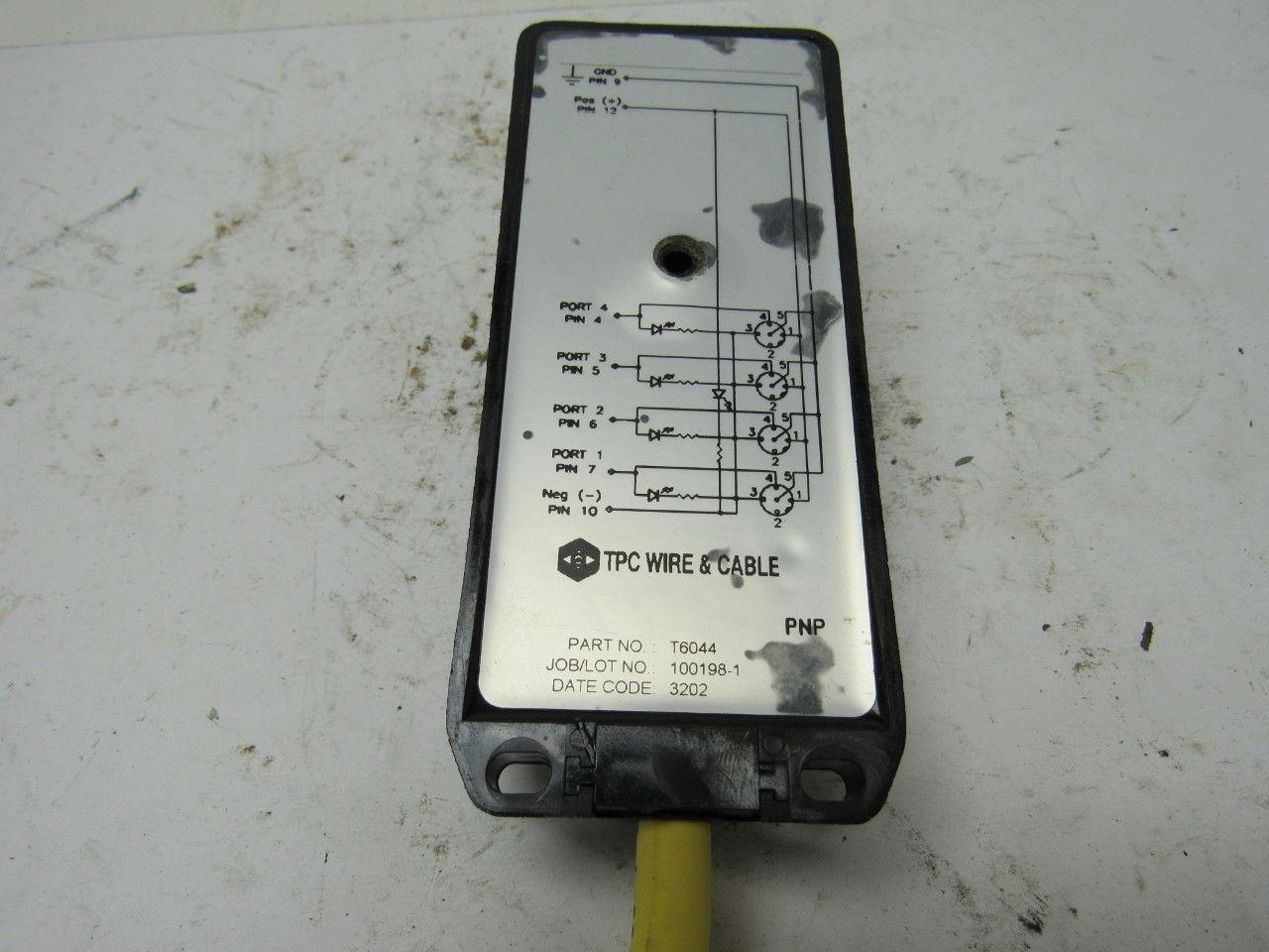 TPC Wire & Cable  34014 Trex-Onics DC Multi-Port Box w/4 Female MIC NIB