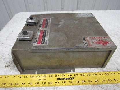 Calvault Metcap MULTICAL Capacitor Enclosure 20 Amp 480/3/60 Unused