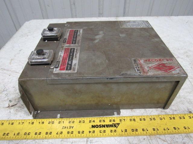 Calvault Metcap MULTICAL Capacitor Enclosure 20 Amp 480/3/60 Unused