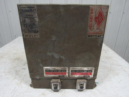 Calvault Metcap MULTICAL Capacitor Enclosure 20 Amp 480/3/60 Unused