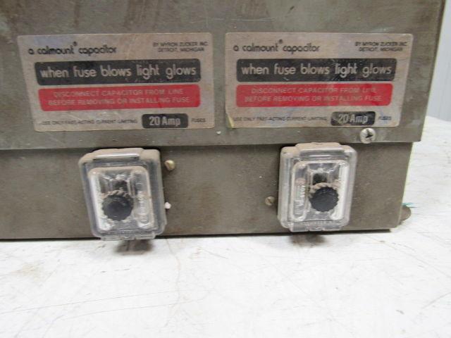 Calvault Metcap MULTICAL Capacitor Enclosure 20 Amp 480/3/60 Unused