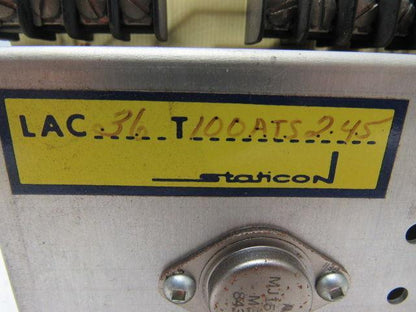 STATICON LAC36T100ATS245 Control Module From Charging Station