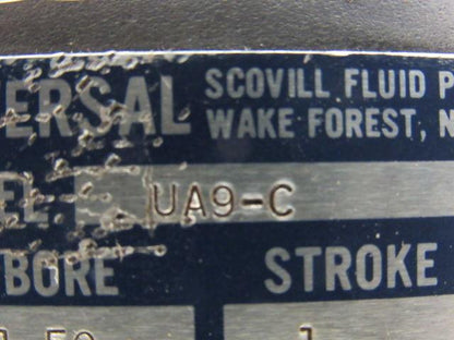 Universal UA9-C Pneumatic Cylinder 1.5" Bore X 1" Stroke