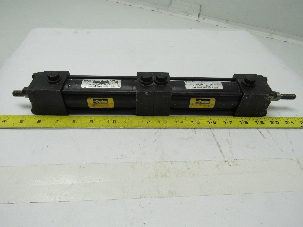 Parker 01.50 T2ANUS13 3.000 Double End To End Pneumatic Cylinder