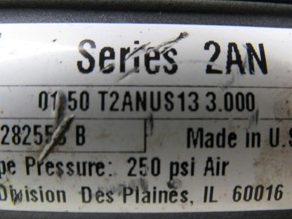 Parker 01.50 T2ANUS13 3.000 Double End To End Pneumatic Cylinder