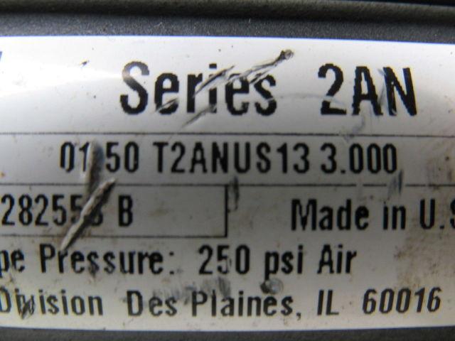 Parker 01.50 T2ANUS13 3.000 Double End To End Pneumatic Cylinder