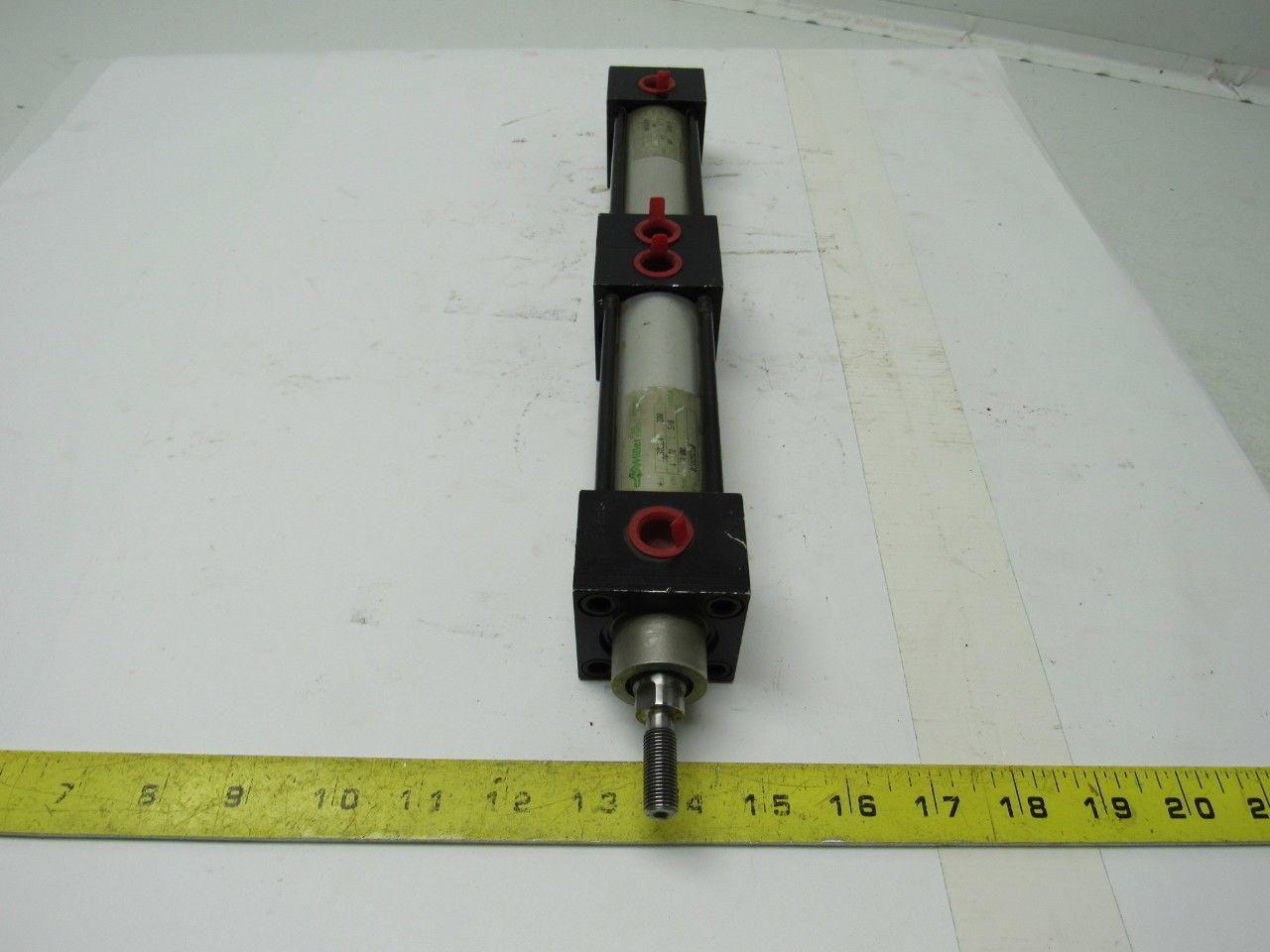 Miller Fluid Power AL50B2N Double Pneumatic Cylinder 1.5" Bore X 3" Stroke