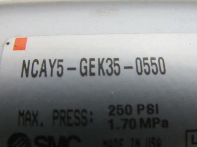 SMC NCAY5-GEK35-0550 35mm bore X 550mm Stroke Pneumatic Cylinder