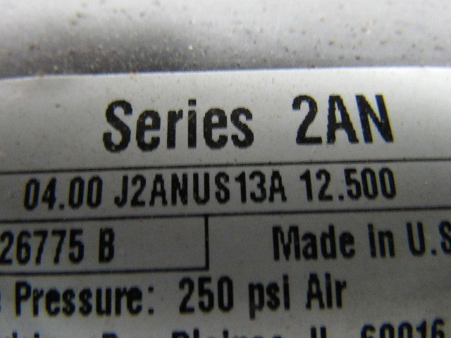 Parker 04.00 J2ANUS13A 12.500 4" Bore X 12.5" Stroke Pneumatic Cylinder