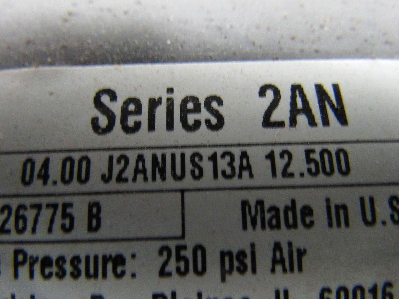 Parker 04.00 J2ANUS13A 12.500 4" Bore X 12.5" Stroke Pneumatic Cylinder