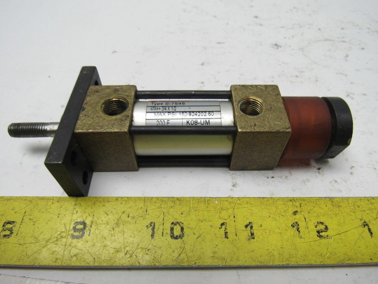 Norgren S-7545 3/4" Bore X 1/2" Pneumatic Cylinder Special Tiny Tim