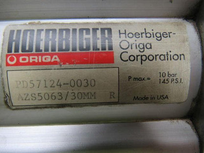 Hoerbiger Origa AZS5063/30MM 63mm Bore X 30mm Stroke Pneumatic Cylinder