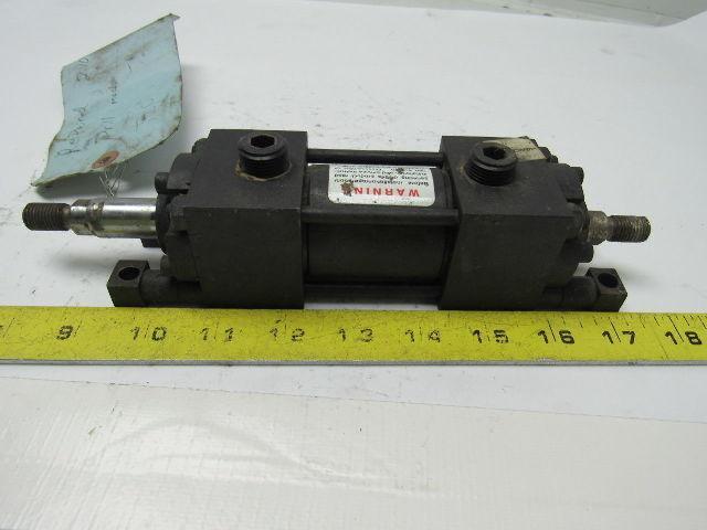 Ortman 941686-10 1-1/2" Bore X 1" Stroke Double End Pneumatic Cylinder