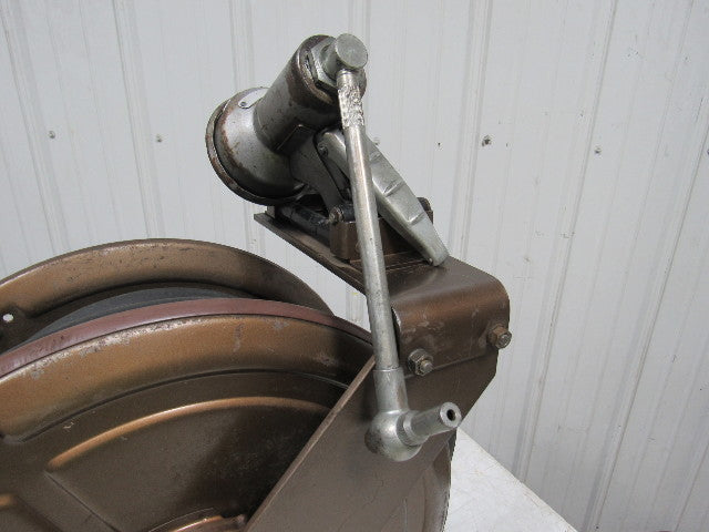 Alemite Stewart Warner 1233.B1 Hose Reel 19" Diameter W/3688-A Gear Oil Gun