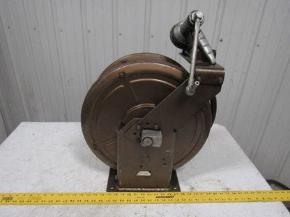 Alemite Stewart Warner 1233.B1 Hose Reel 19" Diameter W/3688-A Gear Oil Gun