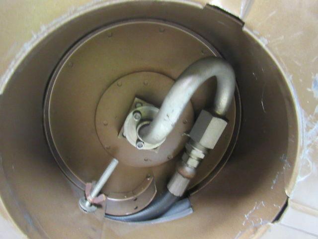 Alemite Stewart Warner 1233.B1 Hose Reel 19" Diameter W/3688-A Gear Oil Gun