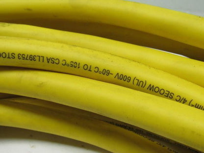 CCI 22447 Suprene 105 14 AWG Yellow 600V 50Ft Roll W/O Plugs