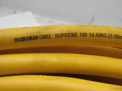 CCI 22447 Suprene 105 14 AWG Yellow 600V 50Ft Roll W/O Plugs