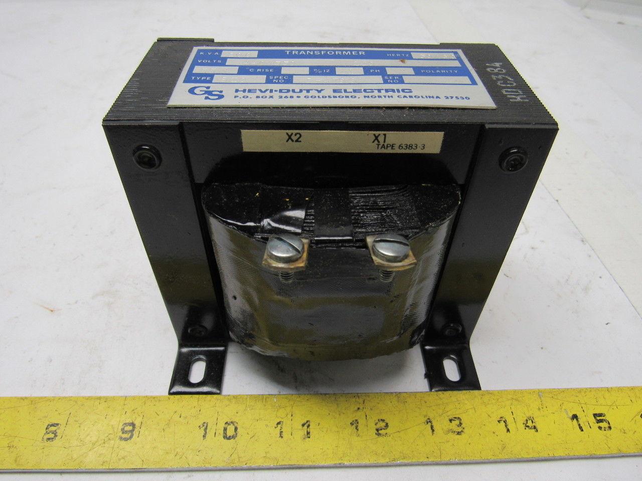 Carrier HT01BE200 440/550-220V .200 KVA Transformer 50/60 Hz. Single Ph.