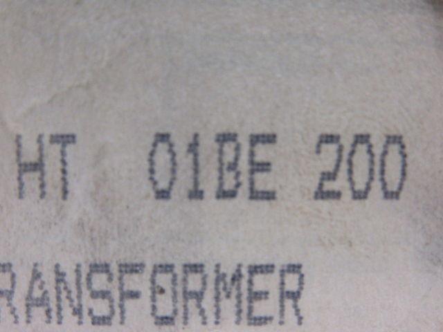 Carrier HT01BE200 440/550-220V .200 KVA Transformer 50/60 Hz. Single Ph.