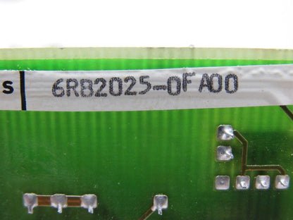 Siemens 6RB2025-0FA00 DC Converter Feed Drive Circuit Board New No Box
