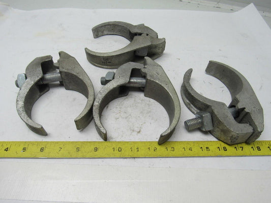 Latrobe 3-1/2" Edge Clamp Parallel Pipe Ridged Conduit Galvanized Lot Of 4