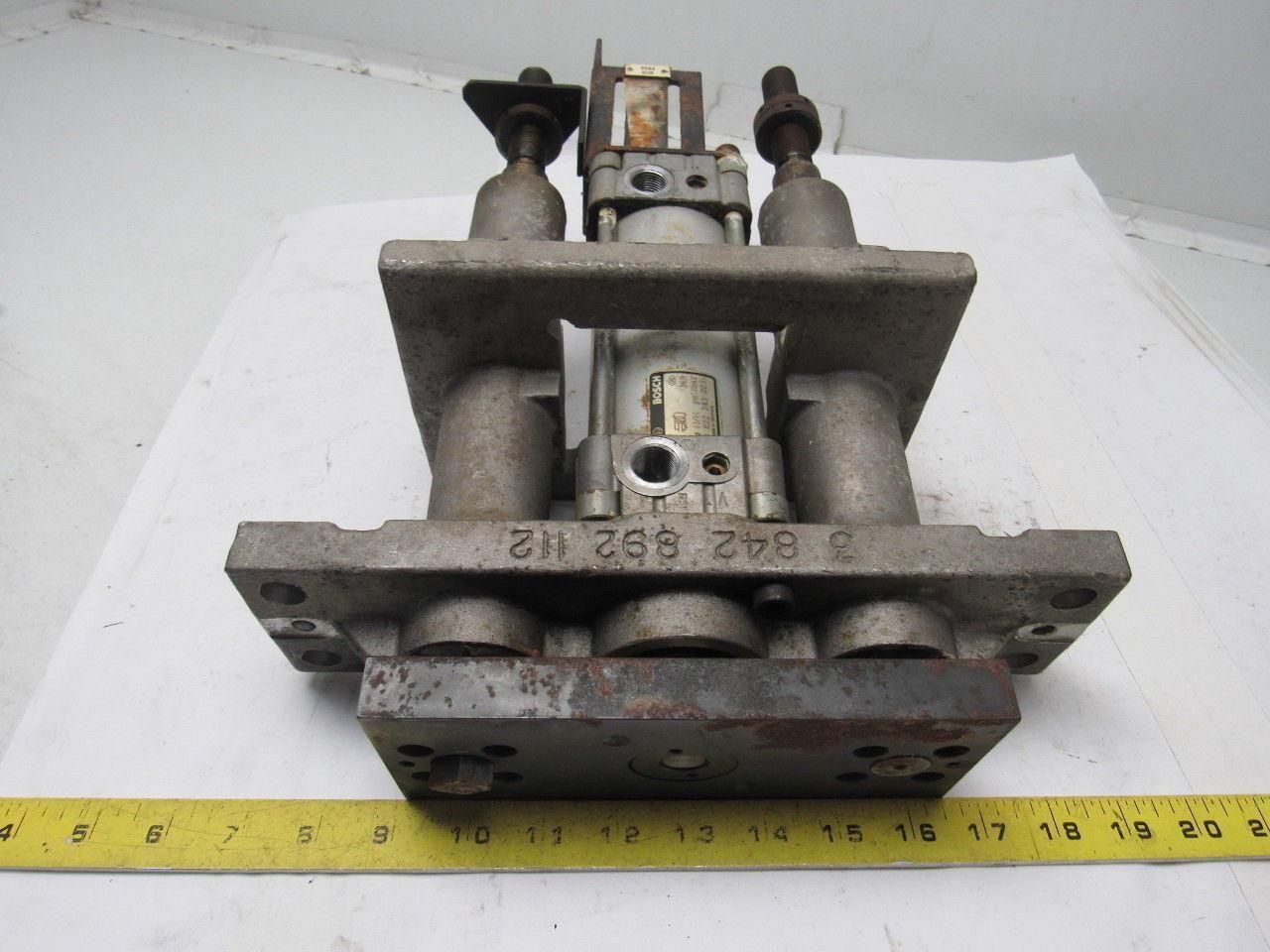 Bosch 3 842 892 112 Pallet Lift Transfer System Pneumatic Cylinder Slide Rack