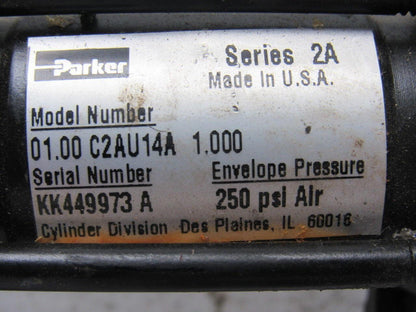 Parker 01.00 C2AU14A 1.000 Pneumatic Cylinder