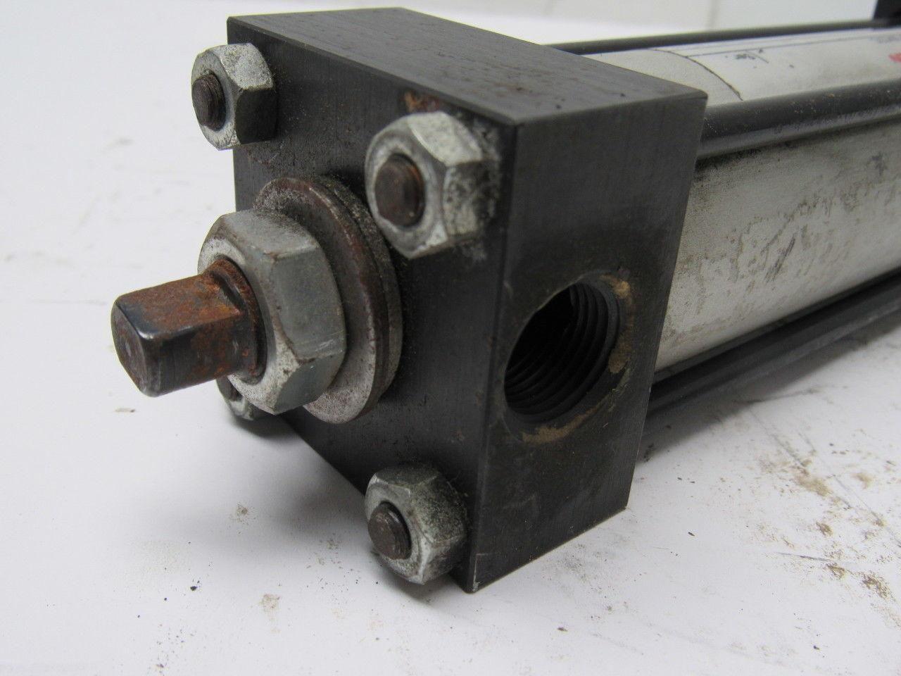 Norgren S-26427C Pneumatic Cylinder 1-1/2" Bore 4" Stroke W/Adjustable Stop