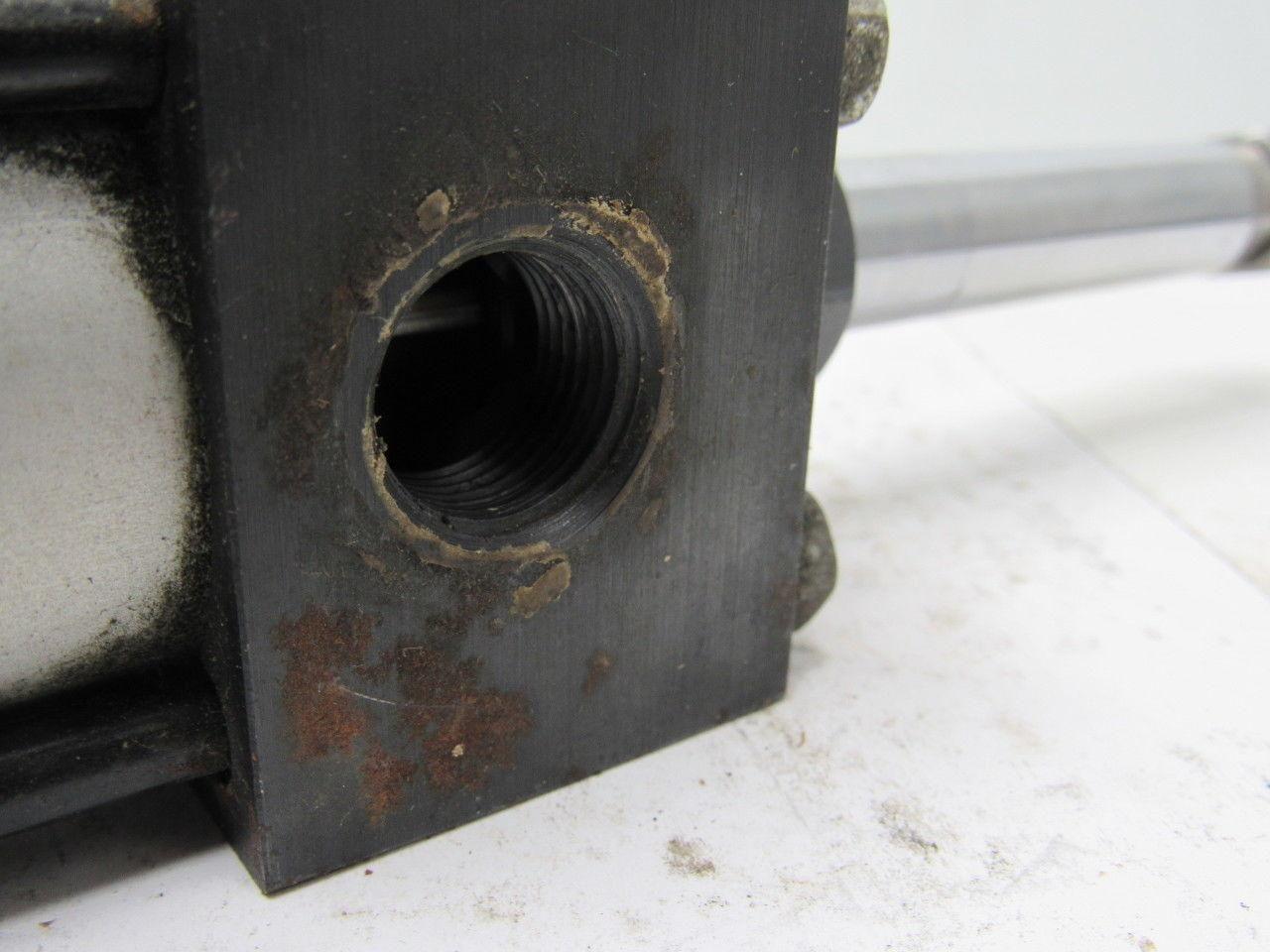 Norgren S-26427C Pneumatic Cylinder 1-1/2" Bore 4" Stroke W/Adjustable Stop