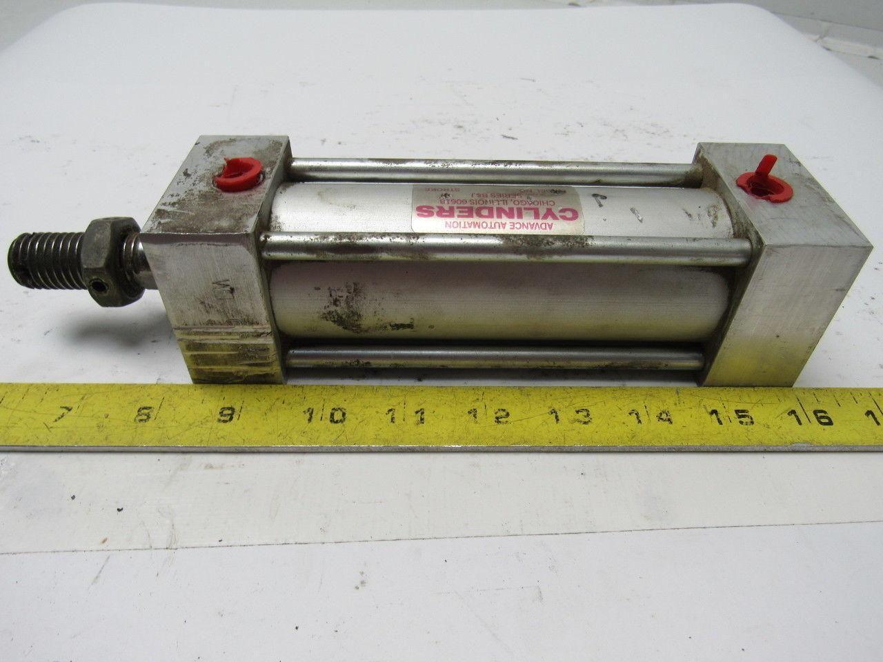 Advance Automation Model 240 Pneumatic Air Cylinder 1-3/4" Bore X 4" Stroke