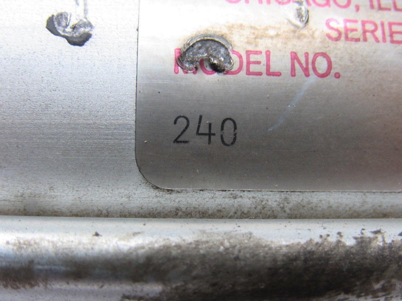 Advance Automation Model 240 Pneumatic Air Cylinder 1-3/4" Bore X 4" Stroke